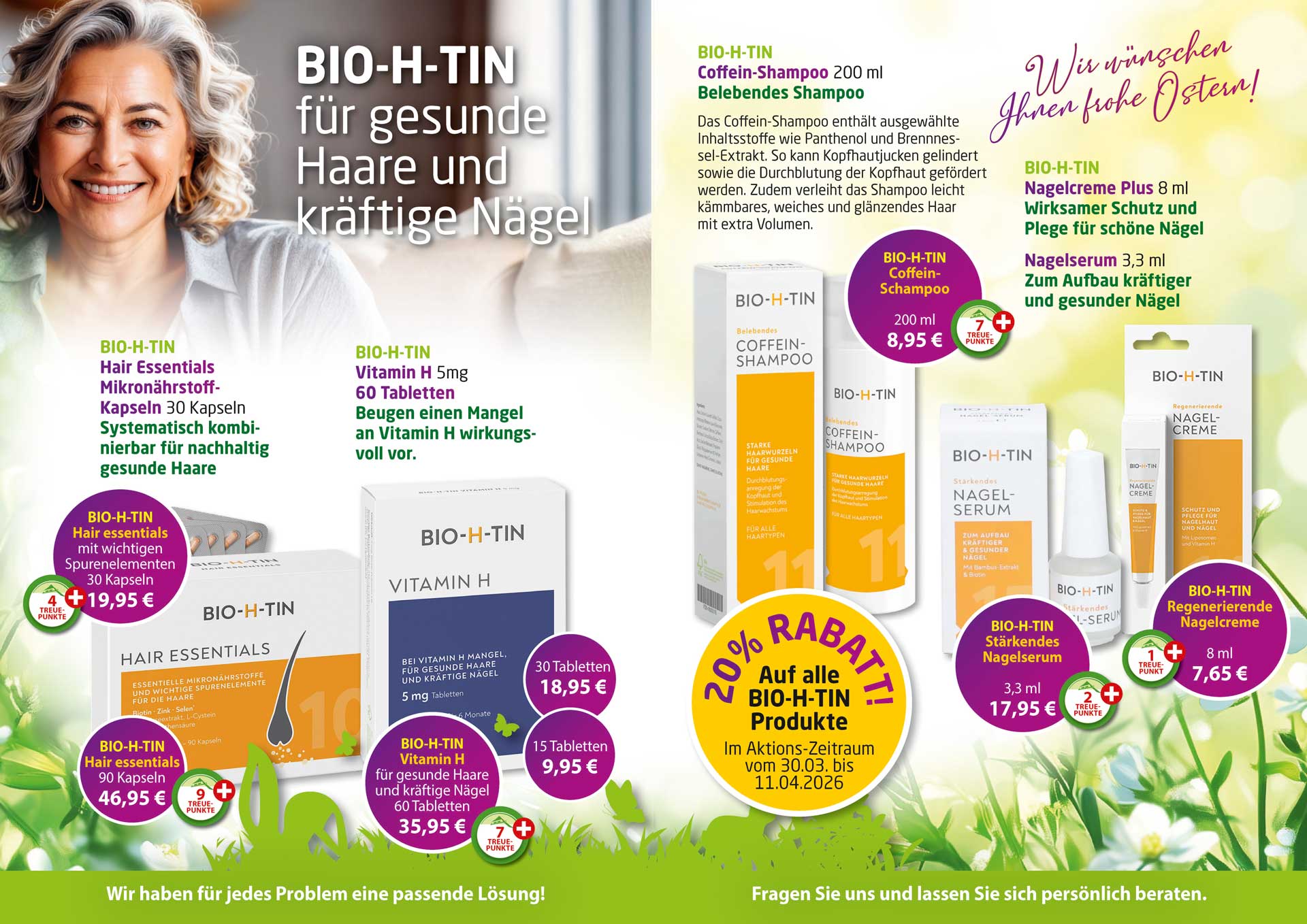 BIO-H-TIN für gesunde Haare und kräftige Nägel